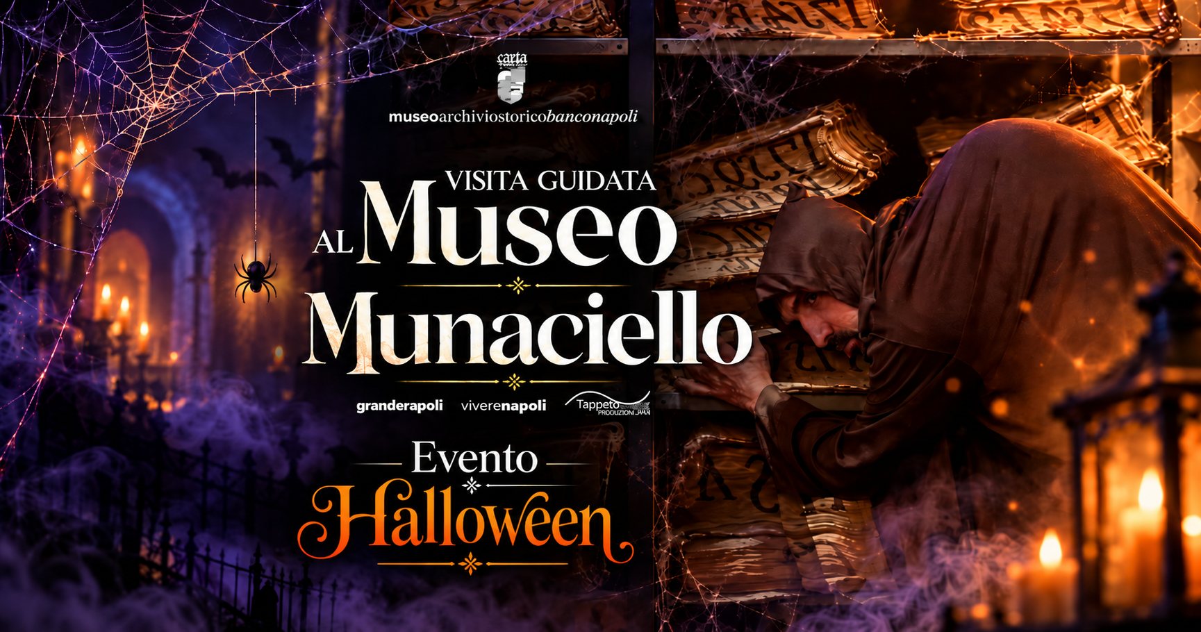 La notte di Halloween al museo con il Munaciello e aperitivo